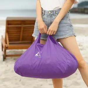플레이킹 초경량 폴딩 보스턴백 보조 여행가방 퍼플접이식 패커블 패커 포켓
