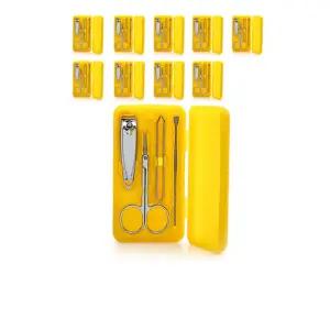 선물 답례품으로 참 좋은 4종 손톱깍이세트 X 10개입네일관리도구 아트 큐티클깎이 가위 파일 발톱이 정리