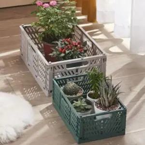 접이식 수납 박스 중형 폴딩 플라스틱 정리함 M50561