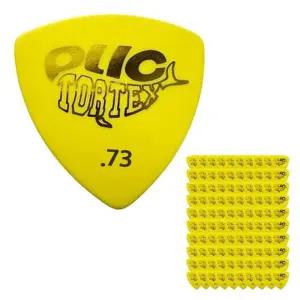 통기타피크 삼각 (100P) 0.73mm pdt299 옐로우악기용 소품 연주용 연습 기타용 어쿠스틱