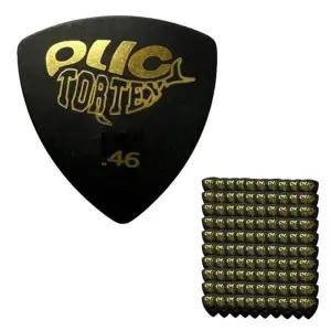 0.46mm 삼각 pdt300 (100P) 통기타피크 검정 악기용피크 소품 연주용 연습 기타용 어쿠스틱