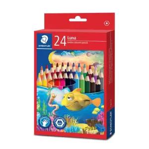 루나 점보색연필 24 139C24 STAEDTLER선물용 학습준비물 입학 학용품 사무 칼라 세트 학생