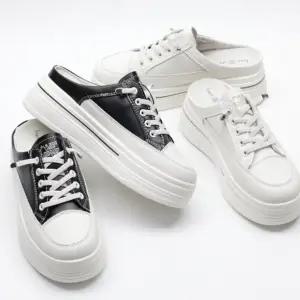 [옷자락]여자 데일리 캐주얼 뮬 슬립온 스니커즈