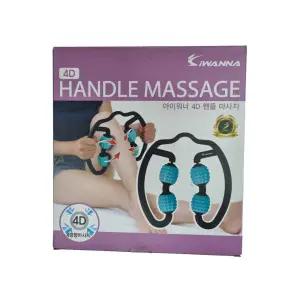 스타 핸드마사지 롤러 홈트 종아리 기지기구 안마 용품 맛사지 고탄력 듀얼 다양한부위 핸들 팔지 허벅지