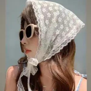 [신상오픈런]여성 러블리 레이스 헤어밴드 반다나 (41316242)