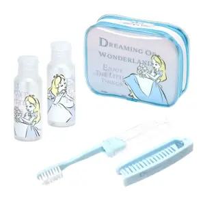 앨리스 트래블 세트여행파우치 파우치 샴푸공병 바디로션 스킨 칫솔 헤어빗 용품