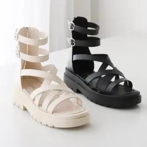 [옷자락]여자 여름 데일리 발편한 플랫폼 글래디에이터 스트랩 샌들