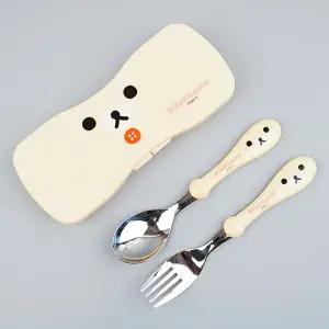 리락쿠마 뉴스푼포크 케이스세트(얼굴) (464131)유치원 어린이 아기 키즈 집스푼 어린이집