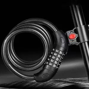 [콩심팥심]자전거 도난방지 와이어 잠금장치 번호키 자물쇠 체인 오토바이
