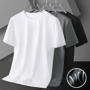 남성 여성 여름 쿨링 펀칭 아이스 메쉬 반팔 티셔츠