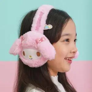 마이멜로디 리본 접이식 귀마개어린이 방한용 키즈 주니어 겨울용 보온 캐릭터