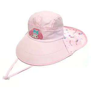 마이멜로디 썸머 플랩햇모자 유아 아동 플립 아동캡 동캡 물놀이 키즈 플랩 키즈썬 어린이 산리오