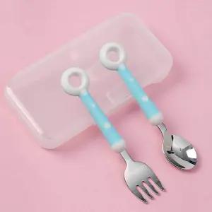 유아수저 세트 아기포크 숟가락 수저통