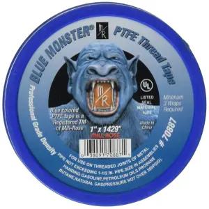 밀로즈 블루 밀-로즈 70887 몬스터 PTFE 파이프 실란트 테이프 1인치 x 1429인치