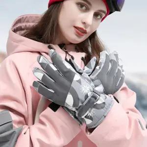 여자 겨울 외출 스키 보드 눈썰매 예쁜 방한 장갑 퍼장갑 여성털 스마트폰터치 니트 가죽 스웨이트 토끼털