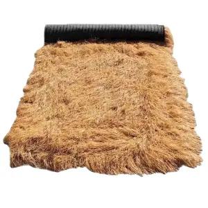 초가지붕 롤 볏짚 매트 인조 밀짚 시공 오두막 셀프 온실 처마 장식 농가 초가 가짜 보온