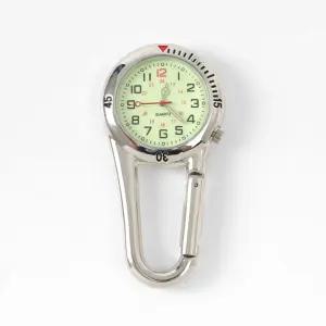 익사이팅 카라비너 야광 스포츠 시계(실버)축광 축광 낚시 캠핑