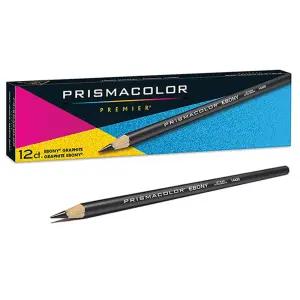 프리즈마 에보니 스케치연필 12자루(샌포드)드로잉 세밀화 크로키 그래픽 틴케이스 고급 디자인 전문가 세