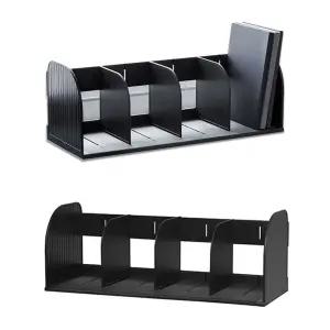 4칸 칸조절 책상 책꽂이 북앤드 55x20.5cm 1개 DG학생 서랍 사무실 책장 미니 정리함 이동식 수납