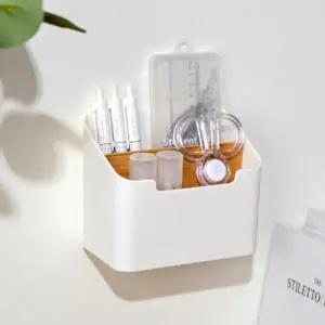 ( )벽걸이 리모컨 수납함 다용도 멀티 수납함 무타공 정리함 소품