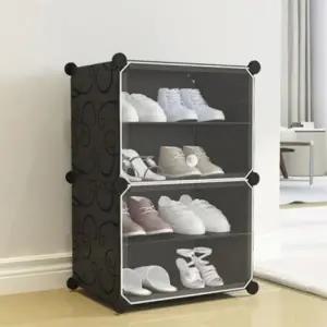 ( )수납 플라스틱 신발장 방문 현관 정리함 신발 보관함 원룸