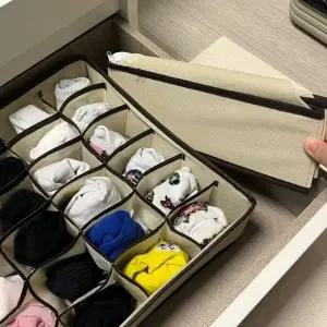 ( )속옷 칸칸이 정리함 24 양말 서랍 보관함