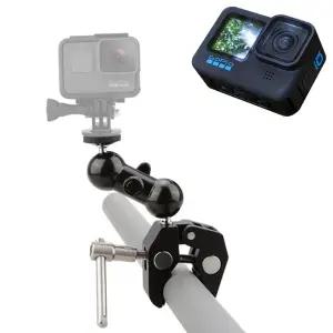 GOPRO10 호환 클램프 매직 암 거치대 촬영 고프로10고브라켓 캠브 액션브 부품 카메라 어댑터 캡아답타 고