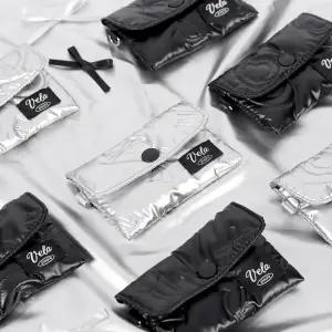 벨라 카드지갑패션 똑딱이 패브릭 패션백 예쁜 선물