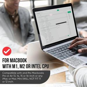 맥OS 시스템 2025용 단축키 스티커, 13-16인치 맥북 프로 13 / 에어 윈도우 워드 엑셀 데칼용 새