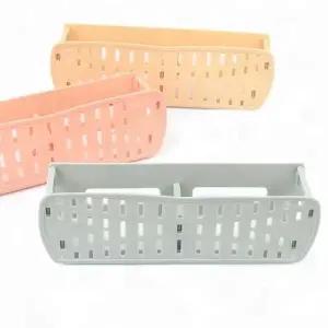 ( )신발정리 현관 신발장 정리함 바구니 벽 걸이 슬리퍼 보관 칸 플라스틱 거치 부착