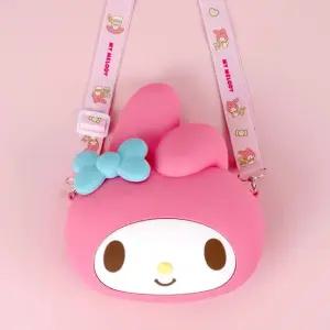 마이멜로디 진핑 2XL 특대형 페이스 크로스백귀여운가방 캐릭터 산리오 실리콘방수 다용도 크로스