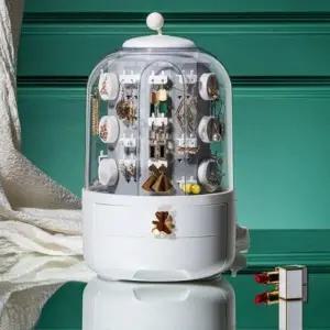 대용량 귀걸이 목걸이 정리함 수납 케이스 악세사리 쥬얼리 보관함 빈티지 엔틱주 정리대