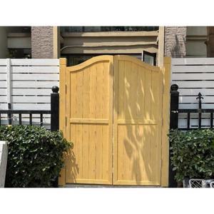 원목 대문 236x150cm 야외 차고 아치형 나무대문 단독 타입A 임의