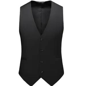 샤오원샵 남성용 캐주얼 정장 비즈니스 슬림 싱글 키작남 해외 초월한 조끼 을 꾹5