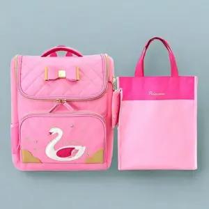 키즈 학생 입학 가방 스완 시크릿 하드 책가방 세트초등책 가벼운 학교 선물 어린이 어린이책 백팩 초등책