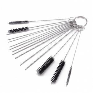 1/2 세트 에어브러시 스프레이 건 노즐 청소 키트 바늘 및 수리 도구