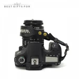 bns DSLR 카메라 가죽 핸드 스트랩 블랙