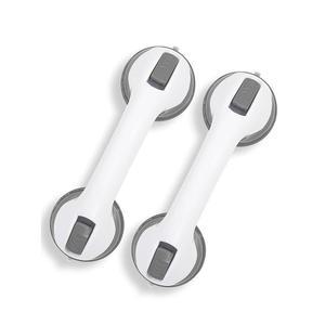 시니어용 샤워 그립 바 강력한 2팩 욕실 그립 지지대 샤워 안전 지지력을 바 노인용 노드릴 흡입 갖춘 샤워용 핸들