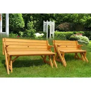 나무벤치 접이식 벤치 테이블 트랜스포머 통합 확장형