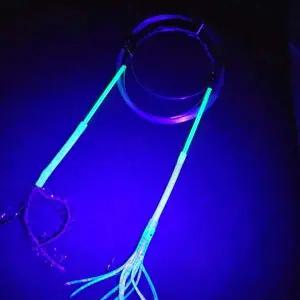 UST 텐빈용 쌍바늘 채비 갈치 아가미모양 야광 틴셀 꼴뚜기 2개입