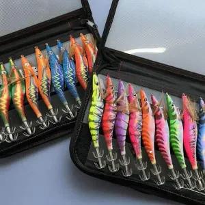 UST 팁런에기 3.5호 무늬오징어 문어 래틀에기 케이스