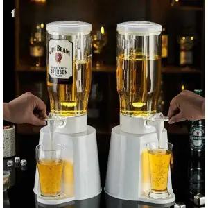 소맥 타워 짐빔 디스펜서 술집 하이볼 유리컵 영업용