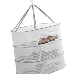 벌레막이메쉬망 다기능 밀폐식 건조 중형 3단캠핑건 생선건 건조대 말리는 설거지