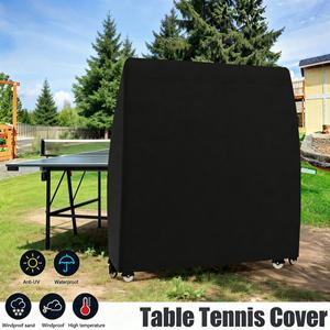 탁구 커버 헤비 듀티 방수 야외 실내 테이블 보관 액세서리 폴리 에스터 165x70x185cm