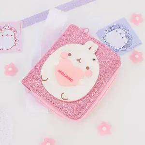 몰랑 하트 어린이 거울 지갑 ML0004 여아동 귀운 선물 이지갑 몰랑이