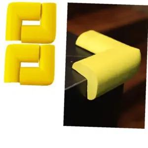 ㄱ형코너보호대 대 옐로우 4P 70x70모서리보호 아이보호 충격방지 머리보호