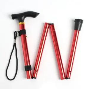 휴대용 어르신 안전 지팡이 접이식 노인이산책지 용품 어른신선물 길이조절이 조절이 식이 보행이 보조기