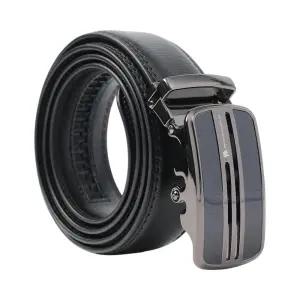 남성 자동 정장 벨트 (블랙) JT74패션 남자허리띠 심플 클래식 슈트 버클 가죽