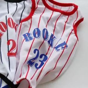 강아지 쿨링 라이트 루키 티셔츠 레드 2XL 1P 농구 나시티