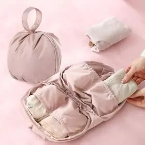 [셀러에이드]WL 장만A739 여행용 속옷 수납 파우치 핸드스트랩 브라 보관주머니